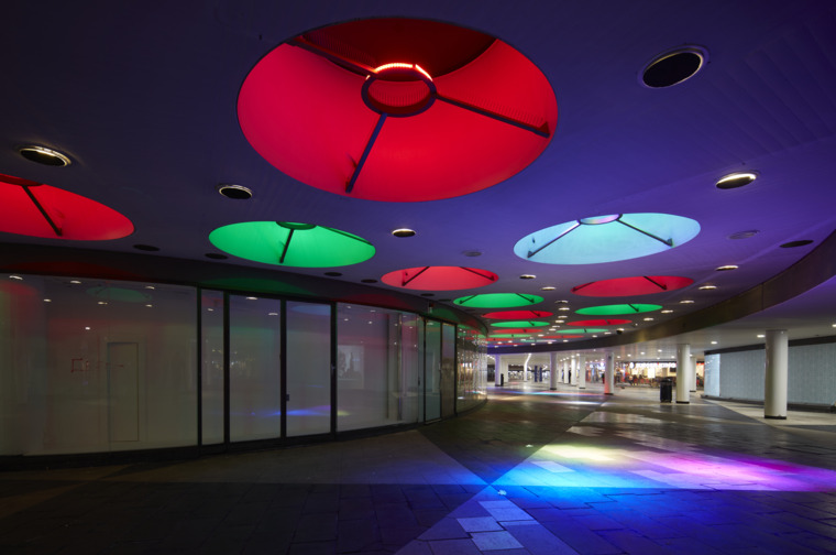 Nobel Week Lights (Shadow Playground/Sergels Torg under fontänen)