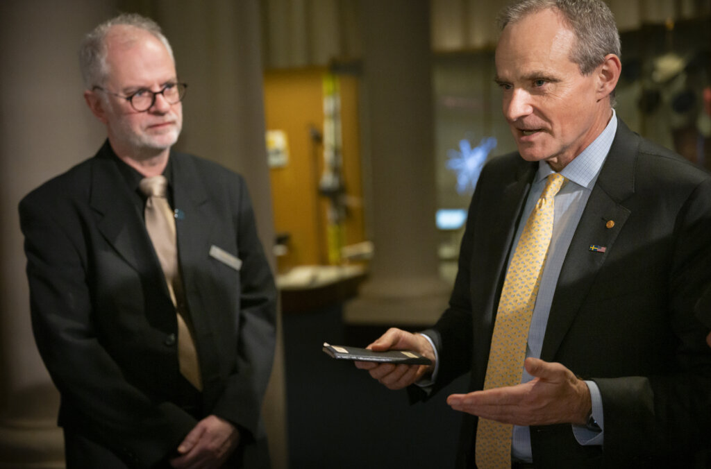 Man holding passport
