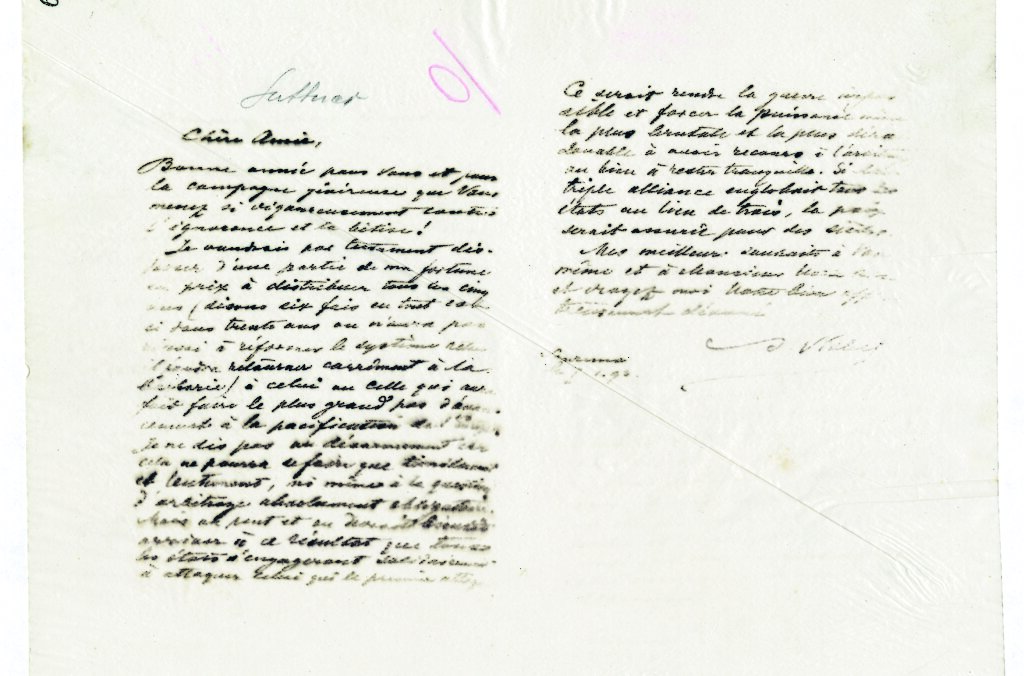 A handwritten letter