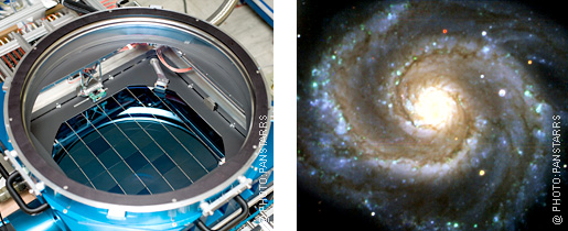 Digital camera and spiral galaxy