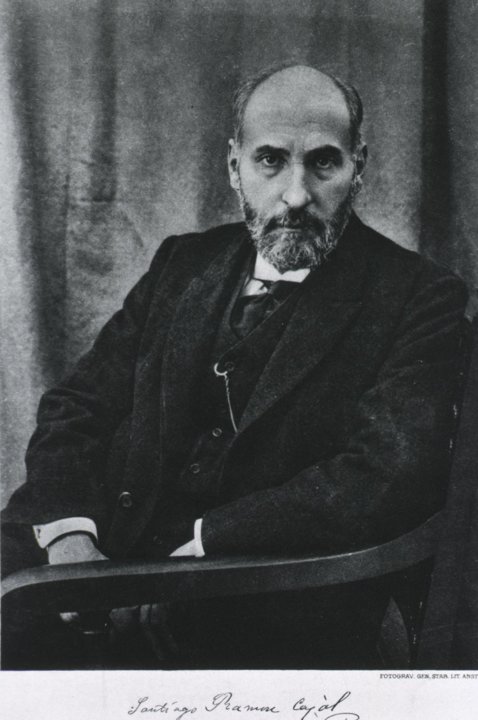 Portrait of Santiago Ramón y Cajal.