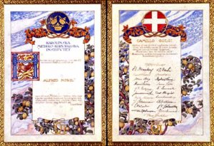 Camillo Golgi - Nobel Diploma