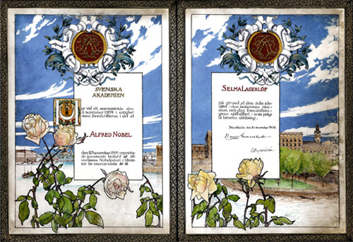 Nobel diploma