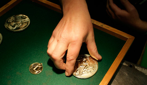 All manufacturing of medals is a handicraft