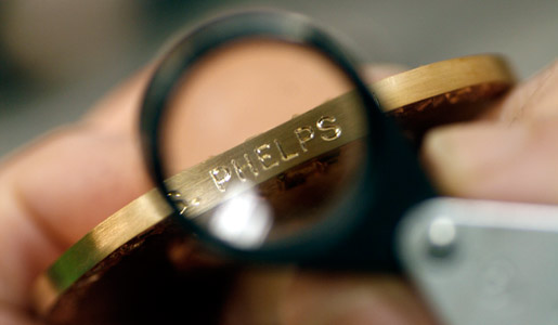 The engraving is checked