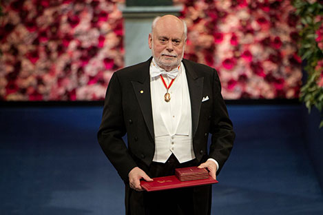 Sir J. Fraser Stoddart after receiving his Nobel Prize at the Stockholm Concert Hall