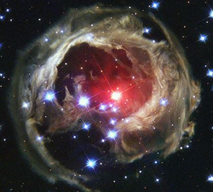 Photo taken by the Hubble Space Telescope